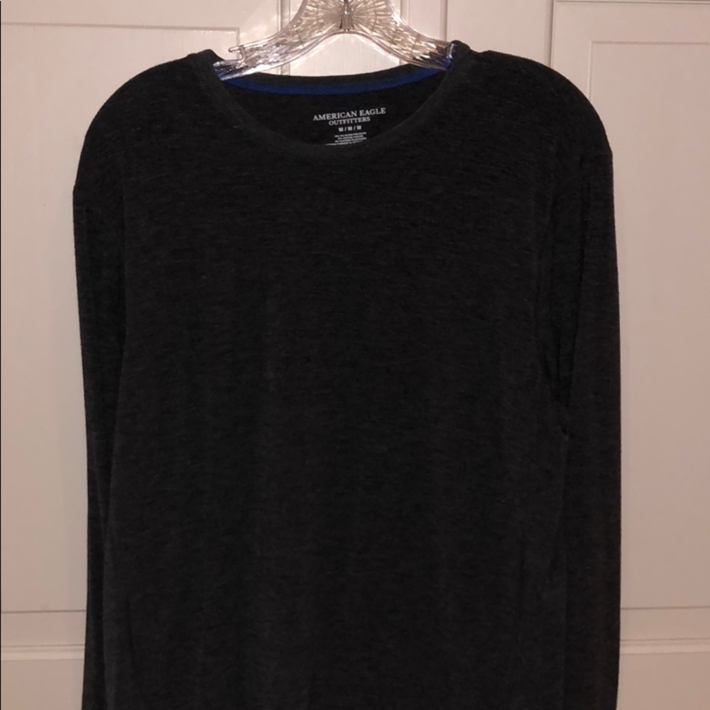 Dark Gray Long Sleeve Tee